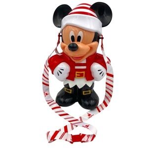 Disney Parks Mickey Mouse Christmas Popcorn Bucket Santa Suit